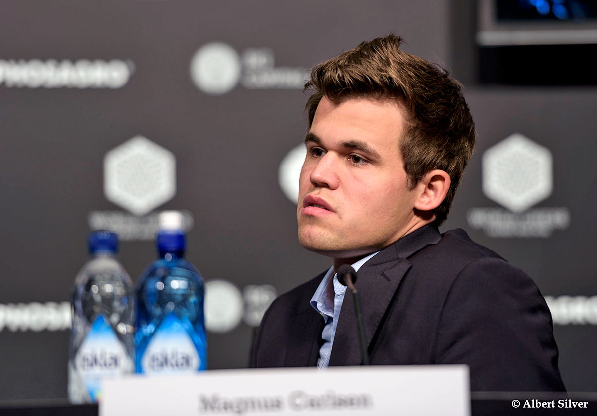 Carlsen after Game 8 in 2016