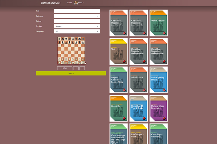 Los eBooks de ChessBase