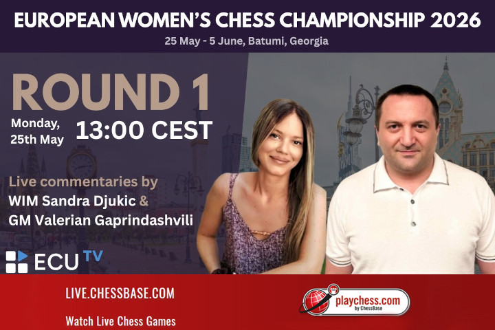 Chess news — Championnat d'Europe féminin: R09 en direct!